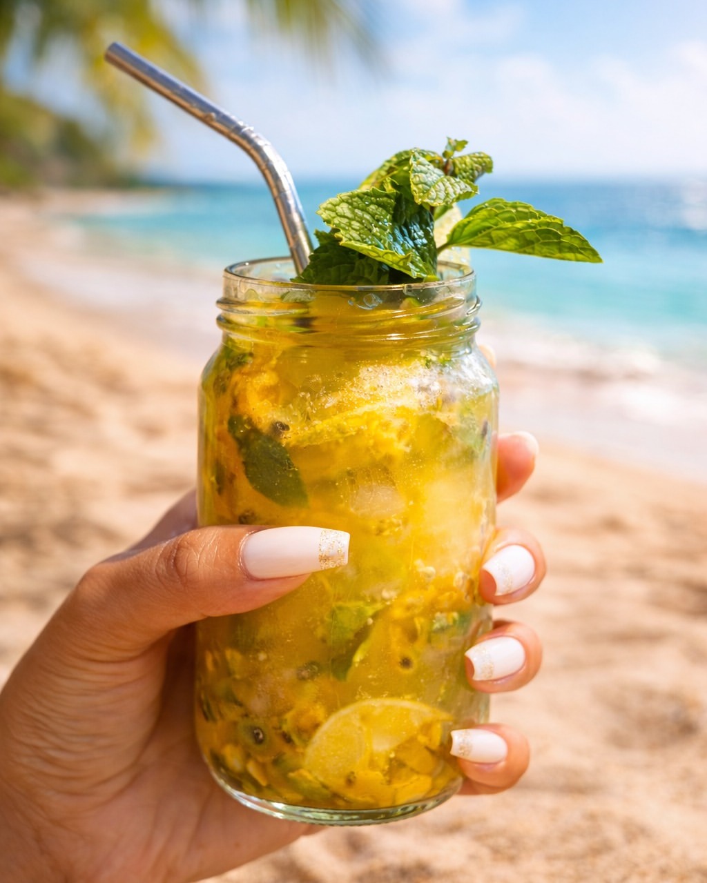 Dewata Sunset Passion Mojito